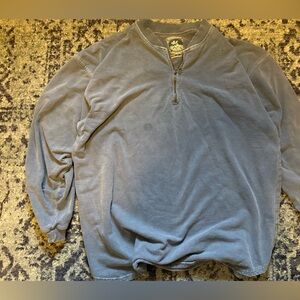 Made in USA vintage sweater quarter zip rugby soccer